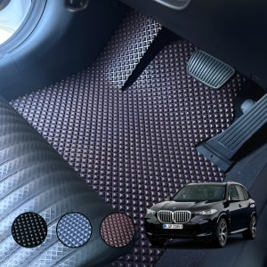 BMW X5 차량용 고무 매트 에르블록 카매트 발판 1열 운전석+조수석 맞춤제작
