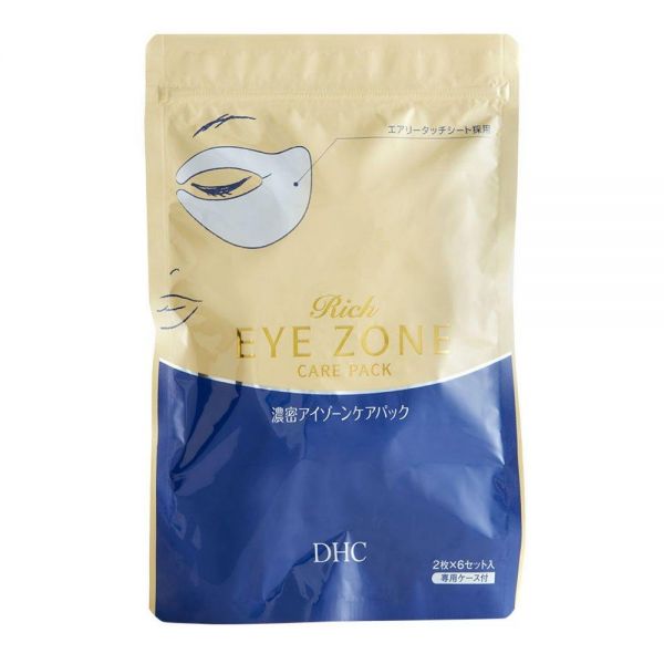 <b>디에이치씨</b><b>DHC</b> Rich Eye Zone 케어 팩 컴플리트 아이 마스크 잔주름 <b>붓기</b> 콜라겐 모든 피부 타입 6가지 적용