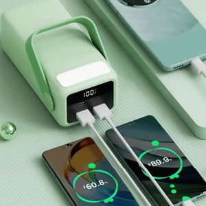 대용량 보조 배터리 60000mAh 랜턴기능 잔량표시 고속충전 차박 캠핑