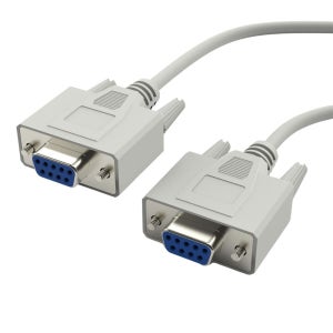 RS232 크로스 케이블 시리얼 9핀 F/F NULL MODEM 통신 케이블 3M