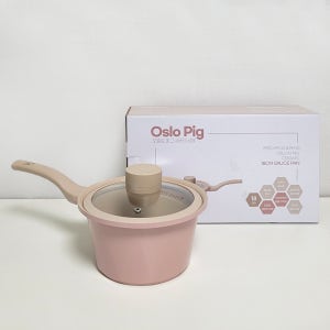 오슬로 피그 인덕션 세라믹냄비 편수18cm