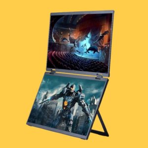 XEQUIP 접이식 휴대용 듀얼 스크린 15.6인치 보조모니터 (폴더블 듀얼 스크린)