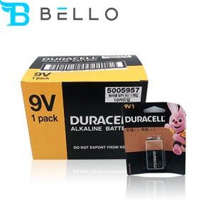 듀라셀 9V 6LF22 알카라인건전지 1박스(10개입)