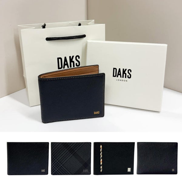 센세이슈널 국내매장 DAKS 남성 닥스 지갑 카드지갑 가죽 부모님 선물 포장 기념일