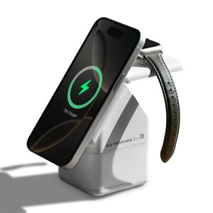Airhomes 동시충전 4in1 맥세이프 무선충전기 거치대/아이폰 애플워치호환 핸드폰거치대 휴대폰무선충전기