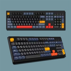 한성 TFG Cloud CF 유무선 키보드 사무실 무소음 저소음 적축 딥블루 게이밍 기계식 키보드