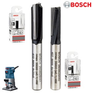 BOSCH 트리머 비트 일자형 (샹크/6mm) 규격/6,8mm 보쉬 트리머날
