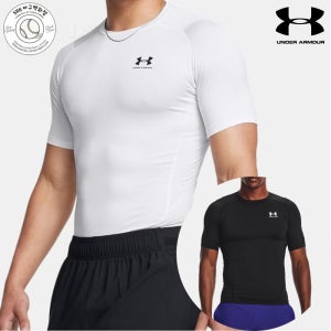 언더아머 반팔티셔츠 운동 이너웨어 라운드반팔스판티 1361518