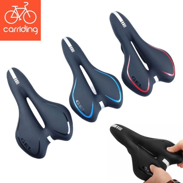 로드 mtb 자전거 안장 무통증 실리콘 젤 쿠션 전립선 보호 안장통 메모리폼