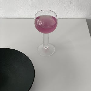 클리어 롱 유리 와인잔 고블렛 크리스마스 홈파티