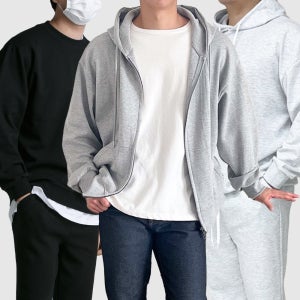 남자 후드티 빅사이즈 무지 맨투맨 오버핏 남녀공용 후드집업