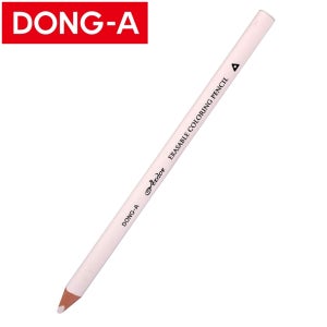 동아 아도르 대삼각 점보 지워지는 색연필 177x10mm 9g 흰색 (01), 1개