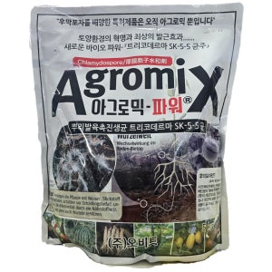 아그로믹파워 5kg 트리코데르마 뿌리 발근 썩음 장애 예방 미생물 착근 토양 개량 퇴비