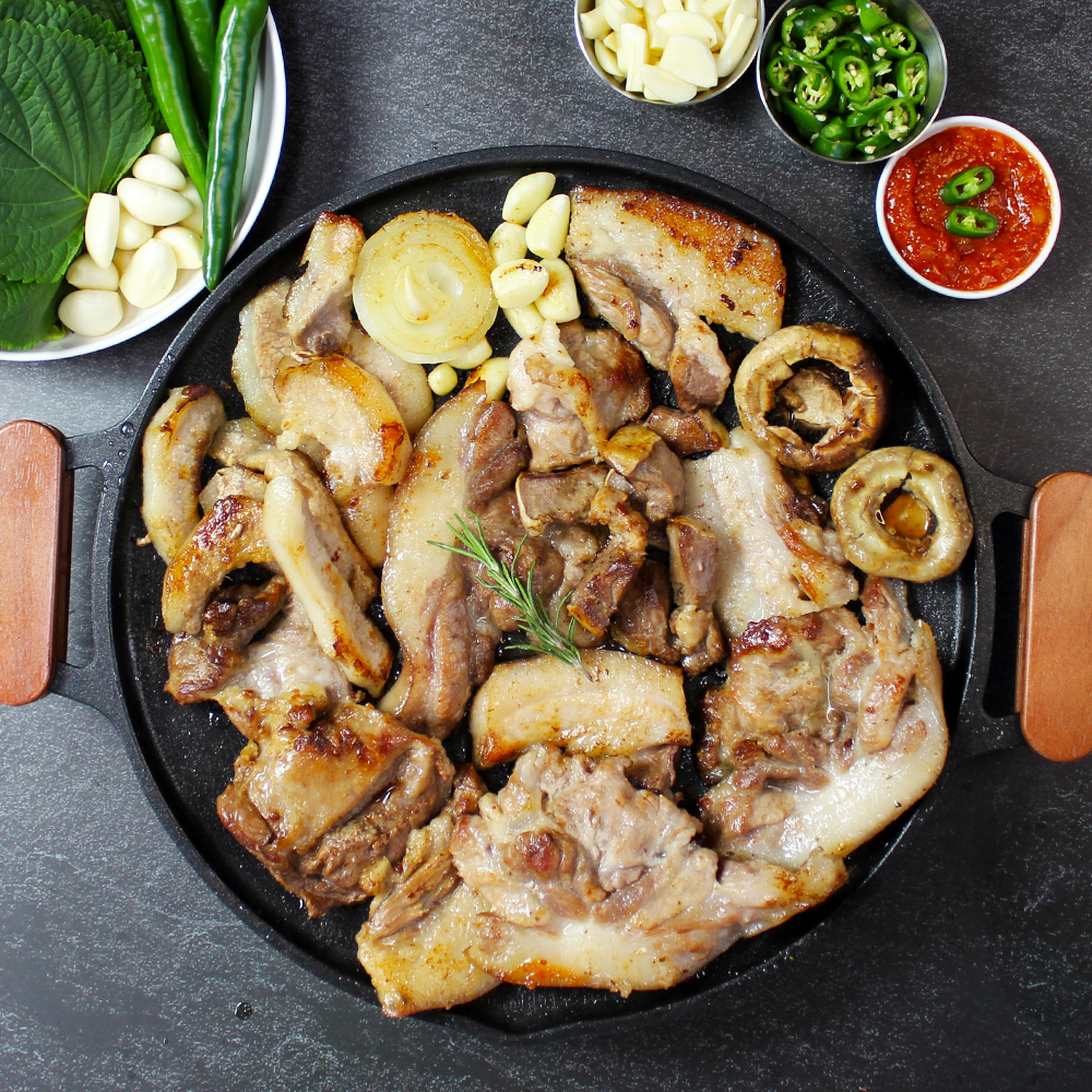 육식대첩 뒷고기 꼬들살 특수부위 두항정살 덜미살 뽈살 사잇살 돈설 한돈 돼지고기