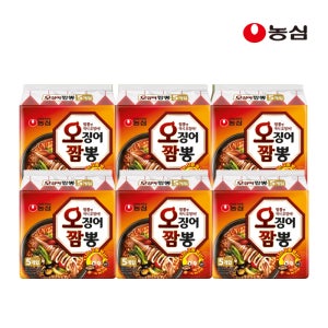 농심 오징어짬뽕 124g, 30개