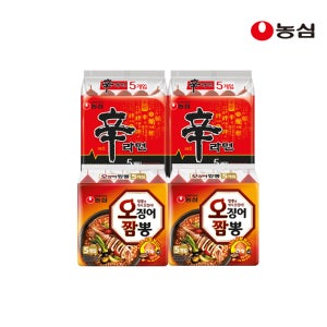 농심 신라면 10개+오징어짬뽕 10개