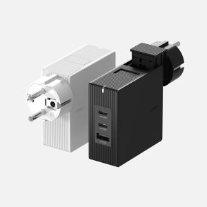 USB PD 100W 여행용 접지 멀티 초고속충전기 GT110 블랙