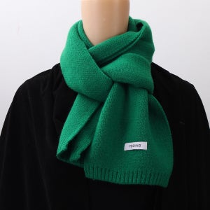 따뜻한 무지 머플러 겨울 니트 목도리남자 여자 커플 부드러운 선물 크리스마스