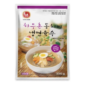 교동 하우촌 동치미맛 냉면육수 330g x 30개 1박스