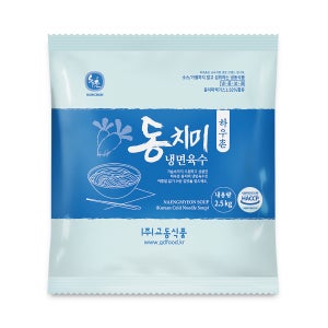 교동 하우촌 동치미맛 냉면육수 2.5kg x 4개 1박스