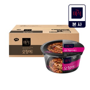 더미식 오징어라면 컵 127g, 12개