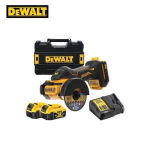 디월트 20V 충전 3인치 컷오프 툴 그라인더 세트 DCS438P2