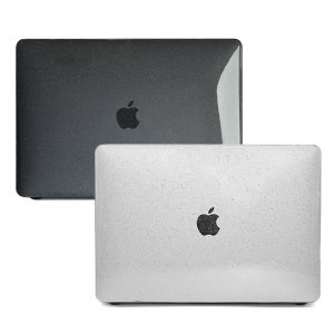 트루커버 맥북 프로 M4 14인치 A3185 A3401 글리터 소프트 케이스 투명 블랙 보호 커버