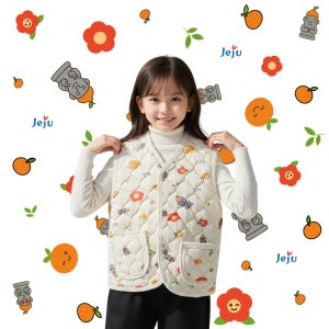 [키즈+성인] 꽃무늬 양털조끼 어린이집 교회 행사 단체복 커플 누빔 융 털 양털 촌캉스룩 할매조끼 김장조끼 아동조끼 겨울 따뜻한 포근한