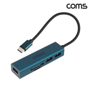 Coms FW865 5 IN 1 USB 허브 SD TF 카드리더 C타입 5Gbps USB 3.0