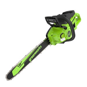 그린웍스 40V 전기 충전식 체인톱 45CM 무선 급속 전동 톱 베어툴