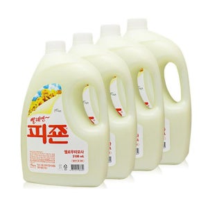 피죤 미모사 3100ml x 4개 샤프란 다우니 비앤비