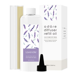 [무료배송/오늘출발] 오도르 특대용량 디퓨저 리필오일 라벤더, 1000ml, 2개