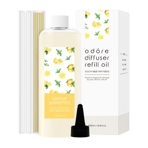 [무료배송/오늘출발] 오도르 특대용량 디퓨저 리필오일 레몬스피아민트, 1000ml, 2개