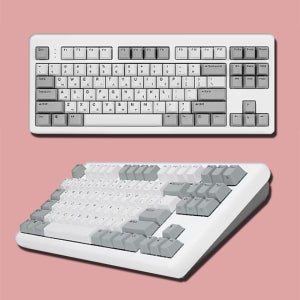 한성 TFG ART 유무선 블루투스 게이밍 기계식 저소음 사무용 키감좋은 갈축 화이트 키보드