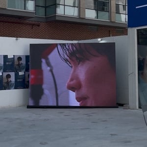 소형 LED전광판 렌탈 팝업스토어 동영상스크린 P3.91 엘이디광고판