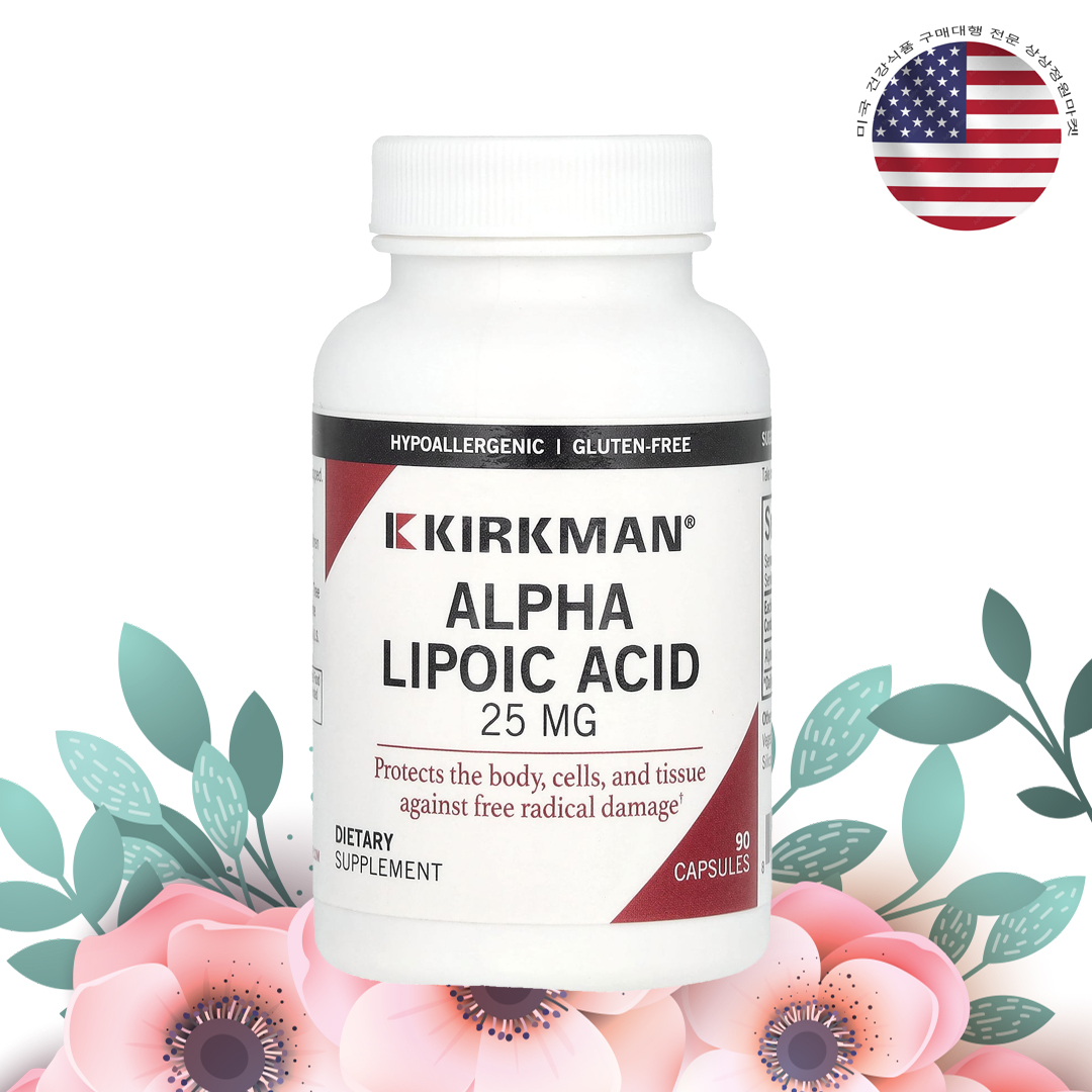 컬크맨 <b>알파리포산 25mg</b> 90캡슐
