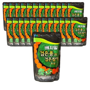 베지밀 검은콩과 검은참깨 두유 파우치 190ml x45팩 (소비기한 26년 1월 03일)
