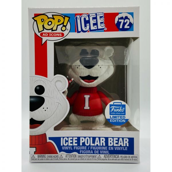 펀코팝 ICEE POLAR BEAR AD ICONS CYBER MONDAY LIMITED SHOP 특별판 피규어 미국 발송