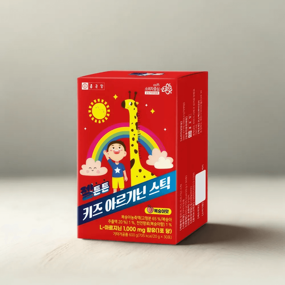 종근당 젤튼튼 키즈 아르기닌 스틱 20g 30포 1개 건강에좋은