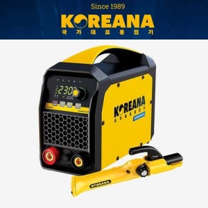 코리아나 아크 용접기 엑스퍼트 듀티 스위치 용접 최대5mm KH230 아크 용접기 알곤 홀더 10m 어스5m KH-230