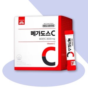 고려은단 메가도스C3000 비타민C 100포 고함량 비타민씨