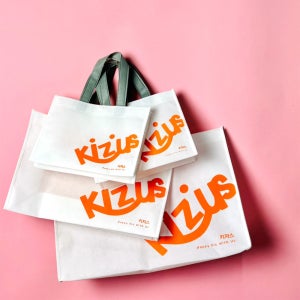 키저스 리유저블 부직포 쇼핑백 선물가방 3종