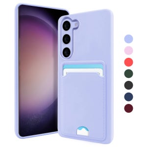 2장 카드 수납 파스텔 케이스 퍼플, 갤럭시S23 FE