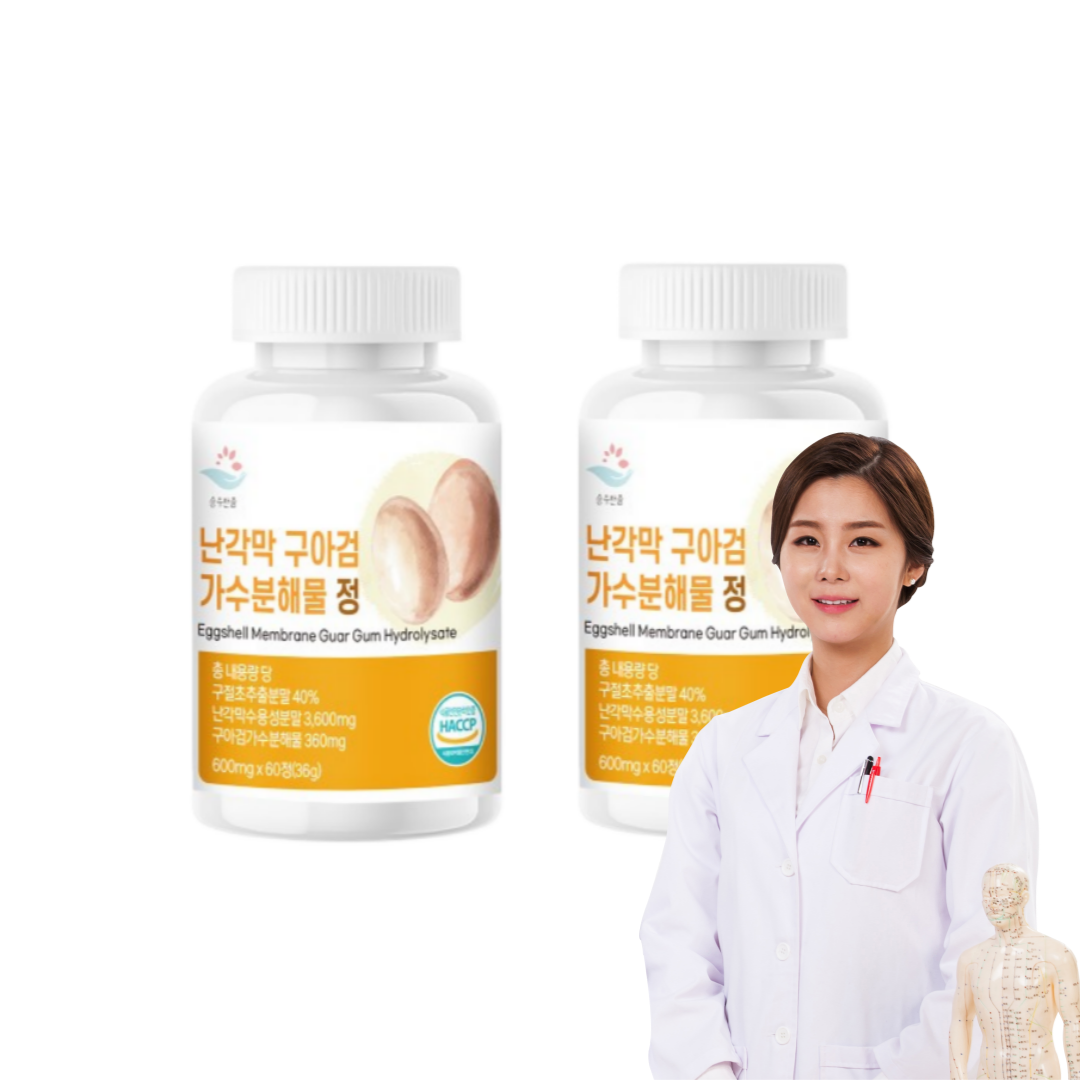 <b>순수한줌</b> 난각막가수분해물 <b>관절</b>건강 연골 구아검 효능 4개월