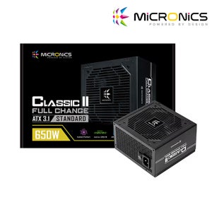 마이크로닉스 Classic II 풀체인지 650W 80PLUS스탠다드 ATX3.1 컴퓨터 PC 파워서플라이