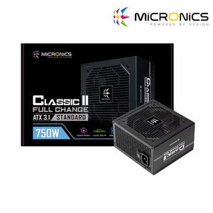 마이크로닉스 Classic II 풀체인지 750W 80PLUS스탠다드 ATX3.1 컴퓨터 PC 파워서플라이