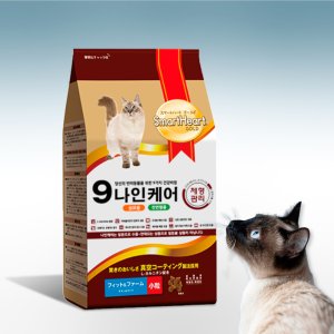 나인케어 고양이 사료 1.2kg 체형관리 다이어트 헤어볼