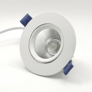 룩스램 사이즈3 (75mm) 매입등 7W 불투명 COB 스노우화이트 주백색 (4000K)