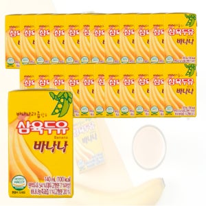 삼육두유 바나나 140ml, 24개