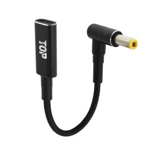 HDTOP C타입 to DC PD100W 노트북 충전 케이블 15CM 5.5x2.5 HT-CL042